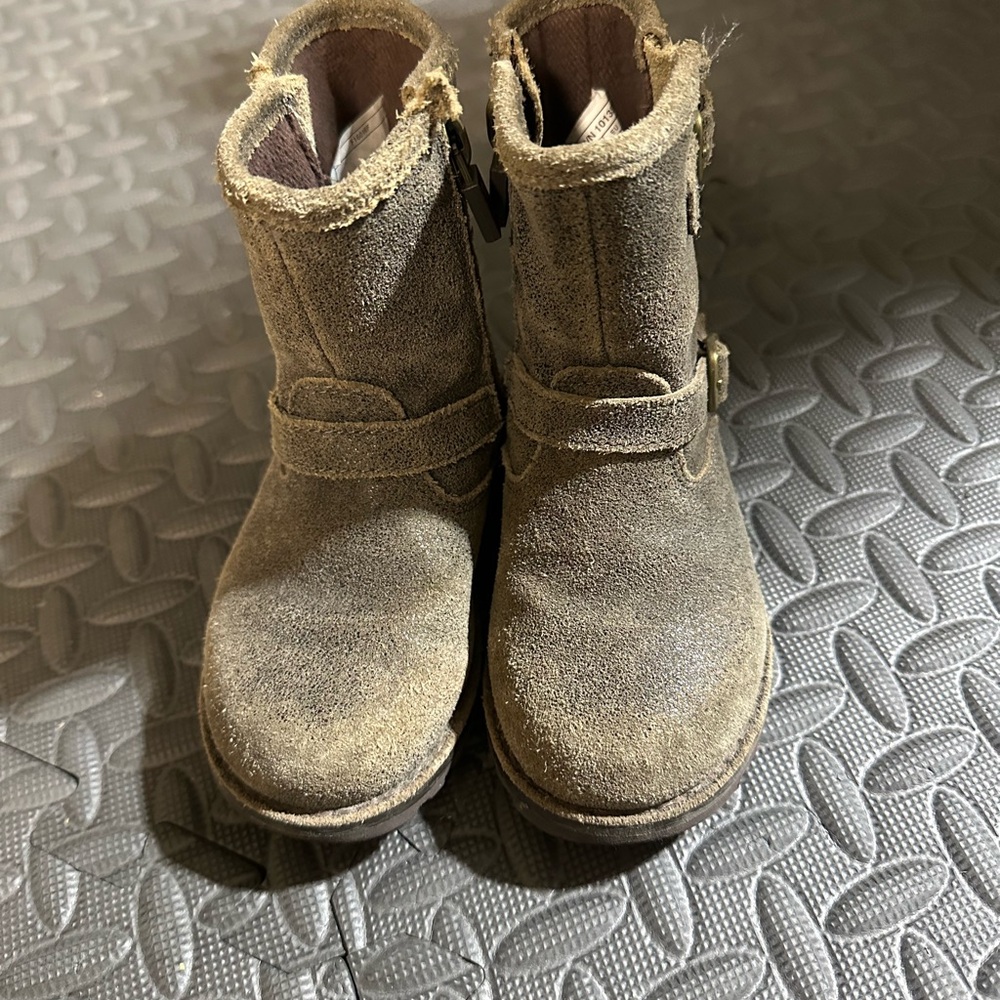 UGG Brown Fabric Detail Toddler Boot